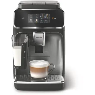 Expresso Broyeur PHILIPS EP2339/10 cafetière à grain LatteGo série 2300, 4 boissons, SilentBrew, Noir