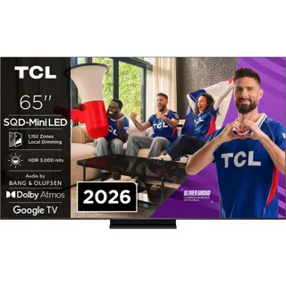 TV Mini LED TCL 65C79L (2026) 65" (164 cm) - Expérience Gaming, 144Hz, système sonore Bang & Olufsen