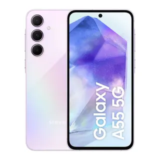 Smartphone SAMSUNG Galaxy A55 Lilas 128Go 5G Reconditionné