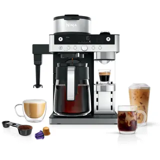 Cafetière filtre et capsules NINJA avec mousseur intégré CFN803EU