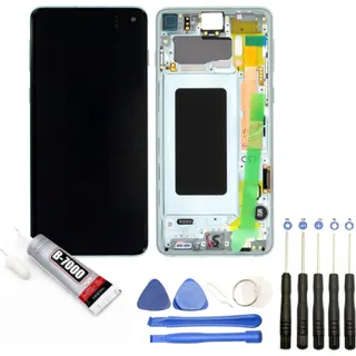 Ecran téléphone VISIODIRECT Vitre+LCD pour Samsung Galaxy S10