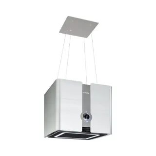 Hotte décorative îlot KLARSTEIN Futurelight îlot 420 m³/h LED Wifi inox