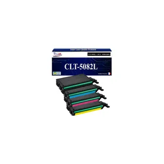 Toner T3AZUR pour Samsung CLP670ND, CLT-5082S (x4)