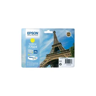 Cartouche d'encre EPSON T7024 XL Jaune Série Tour Eiffel
