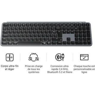 Clavier gamer sans fil KEYCHRON B6 Pro Ultra-Slim Wireless