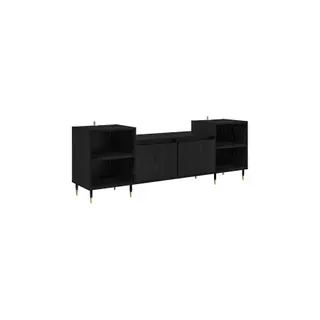 Meuble TV HELLOSHOP26 Meuble TV rectangulaire moderne avec ran