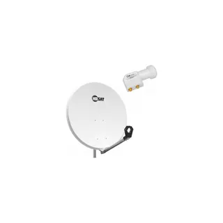 Antenne parabolique HDSAT Pack Hdsat Parabole Satellite Acier 80cm