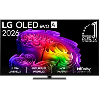 TV OLED LG 65G6 (2026) 65" (164 cm) 4K Ultra HD - Expérience Cinéma & Gaming, 120Hz, anti-reflet