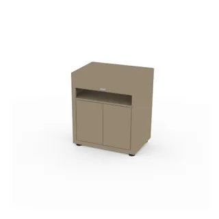 Meuble de cuisine extérieure LE MARQUIER AVEC TABLETTE 80X55 CM TAUPE MC80PTAE22