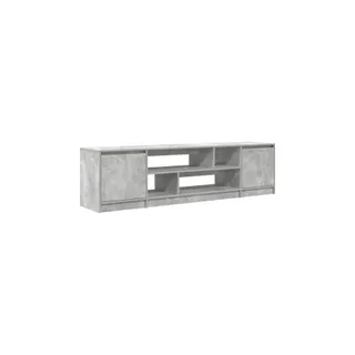 Meuble TV HELLOSHOP26 Meuble TV moderne avec grand rangement s