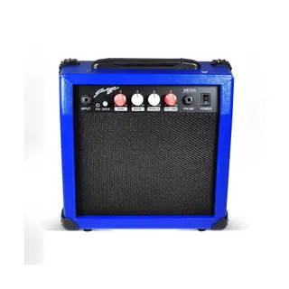 JOHNNY BROOKS Ampli de guitare bleu 20W/6,5"