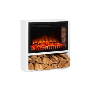 Cheminée électrique KLARSTEIN Mauna Loa 2000 W LED flammes Blanc