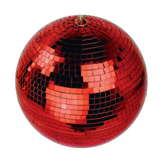 Jeu de lumières FX-LAB Boule à Facette Rouge 30 Cm FxLab