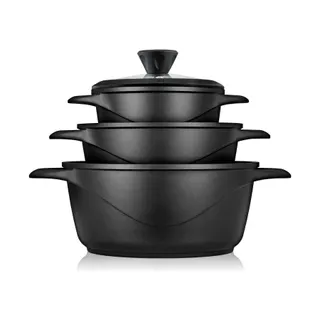 Batterie de cuisine BRIEBE MGK-18S Batterie Cuisine Induction 6 pcs
