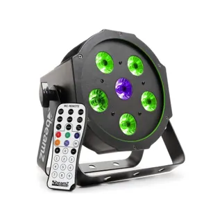 Jeu de lumières BEAMZ Spot LED Projecteur lumi RGB 6W DMX Tél