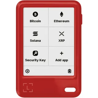 Crypto wallet LEDGER Nano Gen5 Rouge Cerise
