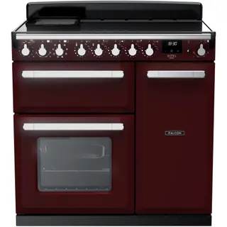 Piano de cuisson induction FALCON ESTEL DELUXE TAB IND 90 CM BORDEAUX CHRO