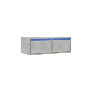 Meuble TV HELLOSHOP26 Meuble TV mural avec éclairage LED moder