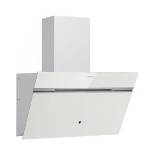 Hotte décorative murale inclinée KLARSTEIN Alina 60 cm 680 m³/h CEE A++ Blanc