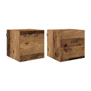 Meuble TV HELLOSHOP26 Lot de 4 meubles TV design moderne range