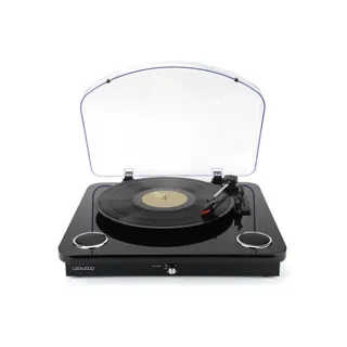 Platine vinyle LEDWOOD Round 300 Black HP stéréo 2x5W Bluetooth