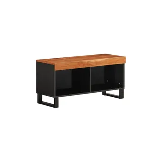 Meuble TV HELLOSHOP26 Meuble TV industriel charme acacia massi