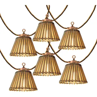 Guirlande lumineuse extérieur LUMISKY Guirlande solaire NATURA HYBRID 20 ampou