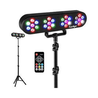 Jeu de lumières NONAME TEOS 4 PAR à LED, support trépied
