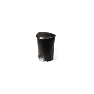 Poubelle de cuisine manuelle SIMPLE HUMAN à pédale 50L demi lune plast. SIMCW1355