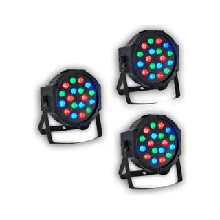 Jeu de lumières PUR LIGHT Jeux de lumière 3 Projecteurs DJ Light P