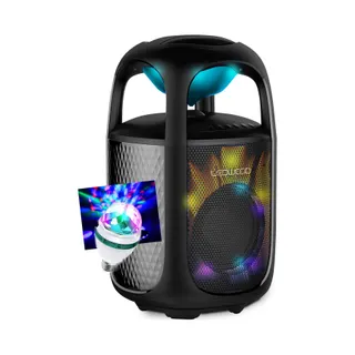 Enceinte nomade LEDWOOD Enceinte sur Batterie DROP300, Effet LED