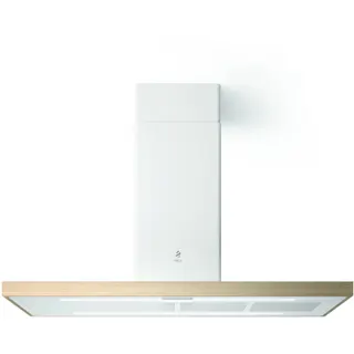 Hotte décorative îlot ELICA BIO ISLAND WH/A/120*58 ROVERE