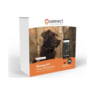 Collier GPS WEENECT XT  collier GPS chien orange