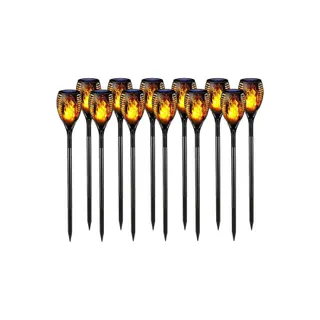 Lampe LED VISIODIRECT 12Torche Etanche Lampe LED effet Flammes