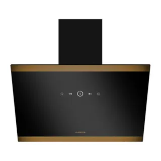 Hotte décorative murale inclinée KLARSTEIN FlashLine 60cm 524 m³/h 100 W A++ Noir
