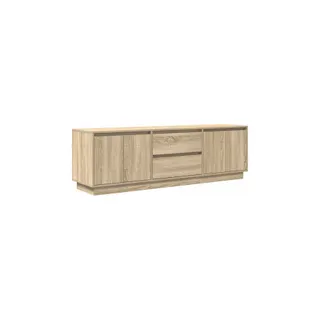 Meuble TV HELLOSHOP26 Meuble TV avec éclairage LED espace de r