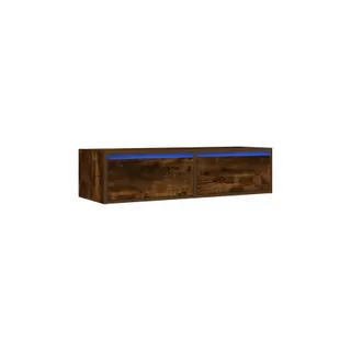 Meuble TV HELLOSHOP26 Meuble TV mural moderne éclairage LED 10