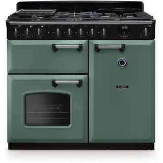 Piano de cuisson gaz FALCON NGC TAB GAZ 100 CM VERT MINERAL CHROME