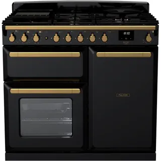 Piano de cuisson gaz FALCON ESTEL DELUXE TAB GAZ 100 CM NOIR BRILLAN