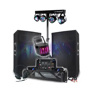 Pack sono BM SONIC Ampli 2000W, Paire d'Enceintes Passives