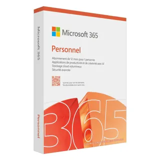 Logiciel de bureautique MICROSOFT 365 Personnel 12 mois 2025
