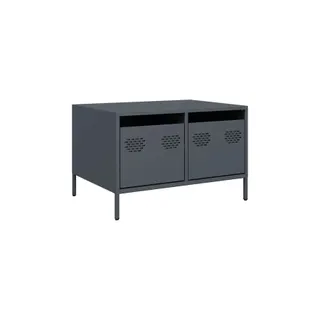 Meuble TV HELLOSHOP26 Meuble TV industriel robuste avec 2 tiro