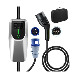 Accessoire borne de recharge JUNSUN Câble recharge voiture 5M 7KW type 2