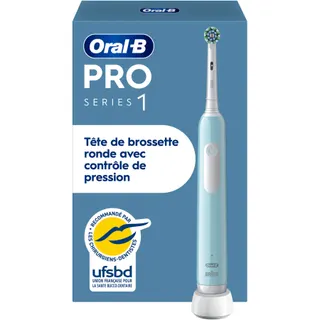 Brosse à dents électrique ORAL-B Pro 1 Bleue Cross Action + 1 brossette