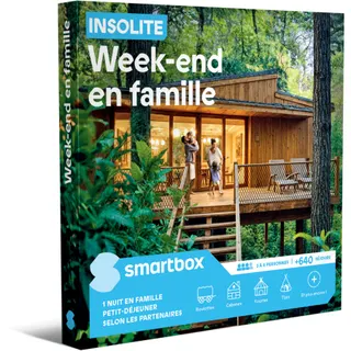 Coffret cadeau SMARTBOX Insolite - Week-end en famille