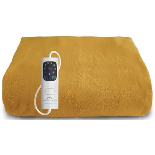 Couverture chauffante DREAMLAND SNUGGLE UP MOUTARDE 6T 160X120