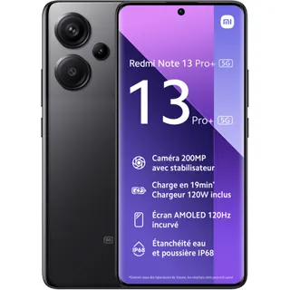 Smartphone XIAOMI Redmi Note 13 Pro Plus 512Go Noir 5G