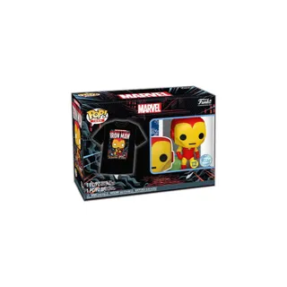 Figurine FUNKO Pop&tee - Marvel - Holiday Iron Man (gw)