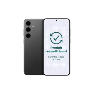 Smartphone SAMSUNG Galaxy S24 Noir 128Go Excellent État avec Batterie Neuve - Reconditionné
