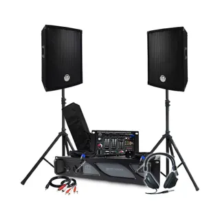 Pack sono BM SONIC Sono 1600W Mixage USB Bluetooth, Pieds